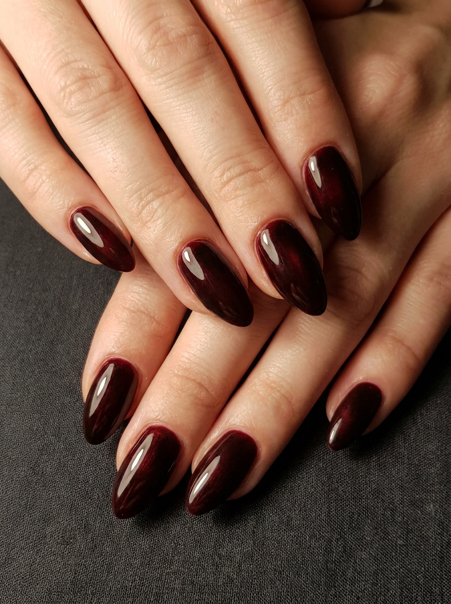 Black Cherry Nails